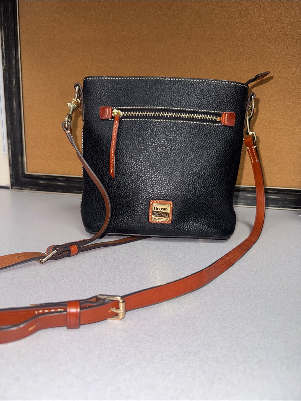 Dooney & Bourke Pebble Grain Small Zip Crossbody